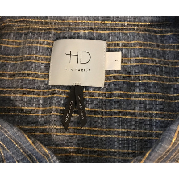 Anthropologie HD in Paris Ella Embroidered Sequin Peplum Top - Size Small - Picture 7 of 14